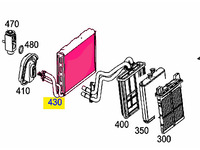 Mercedes w204 w207 w212 A/C ac Evaporator OEM Behr  