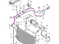 Volvo s60 A/C Line Receiver Drier to Evaporator NEW  