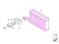   e63 A/C Evaporator core NEW ( OEM ) air conditioning evaporater  