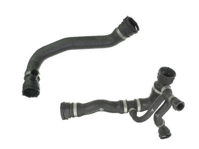 BMW e60 (m54 A/T) Radiator Hose KIT 2pcs Upper + Lower coolant water ...